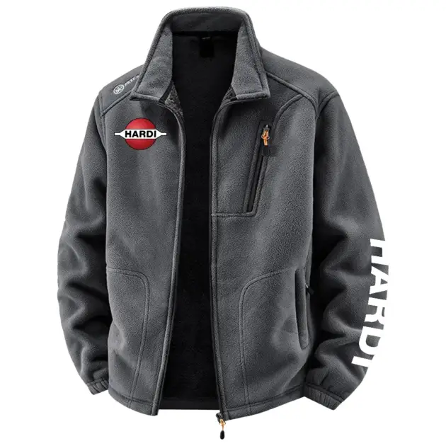Hardi Exclusive Logo Performance Plush Fleece Jacket OUFAV2090819HAZ - Hardi Jacket