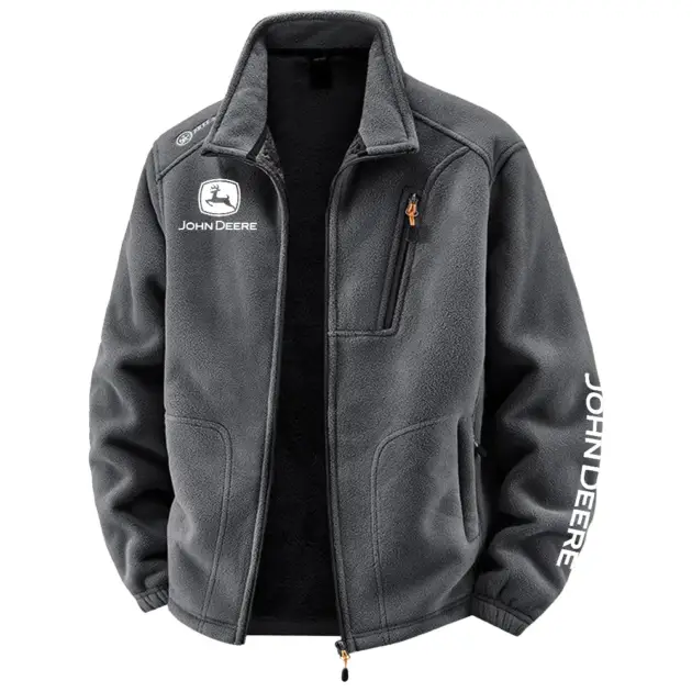 John Deere Exclusive Logo Performance Plush Fleece Jacket OUFAV2090819JDZ - John Deere Jacket