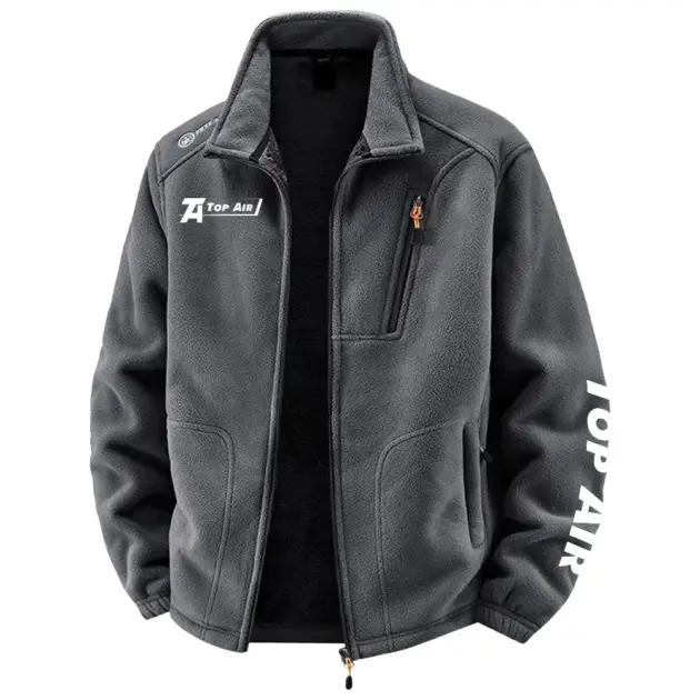 Top Air Exclusive Logo Performance Plush Fleece Jacket OUFAV2090819TAZ - Top Air Jacket
