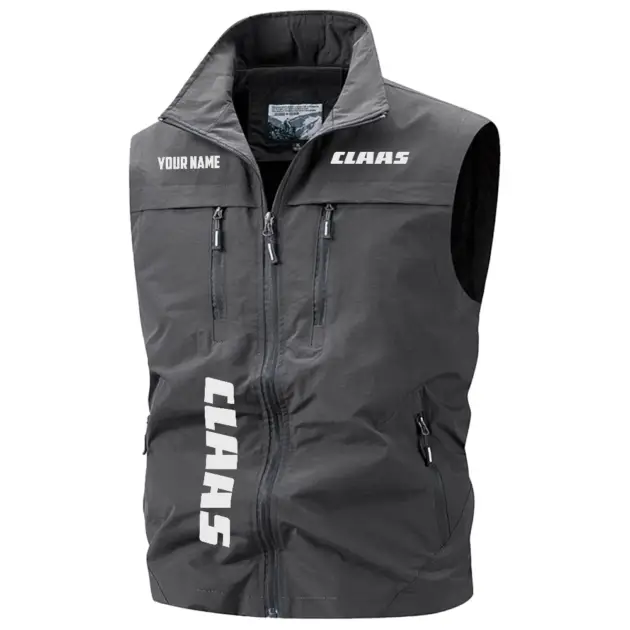Claas Exclusive Logo Performance Multi-Pocket Sleeveless Vest OUFAV2100819CLZ - Claas Vest