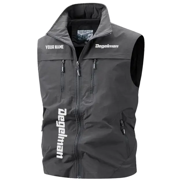 Degelman Industries Exclusive Logo Performance Multi-Pocket Sleeveless Vest OUFAV2100819DIZ - Degelman Industries Vest
