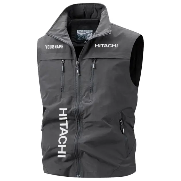 Hitachi Exclusive Logo Performance Multi-Pocket Sleeveless Vest OUFAV2100819HIZ - Hitachi Vest