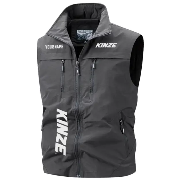 Kinze Manufacturing Exclusive Logo Performance Multi-Pocket Sleeveless Vest OUFAV2100819KMZ - Kinze Manufacturing Vest