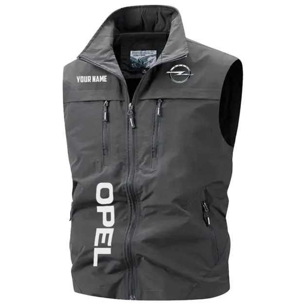 Opel Exclusive Logo Performance Multi-Pocket Sleeveless Vest OUFAV2100819OPEZ - Opel Vest