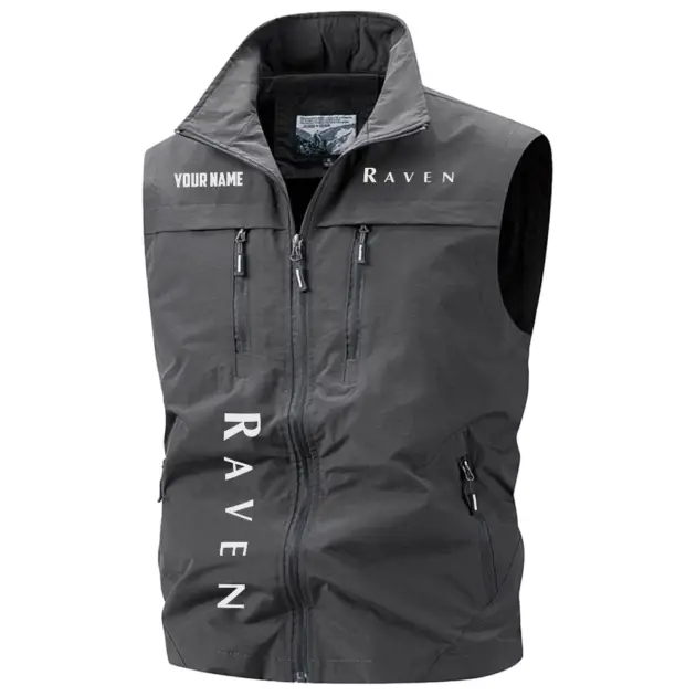 Raven Industries Exclusive Logo Performance Multi-Pocket Sleeveless Vest OUFAV2100819RIZ - Raven Industries Vest