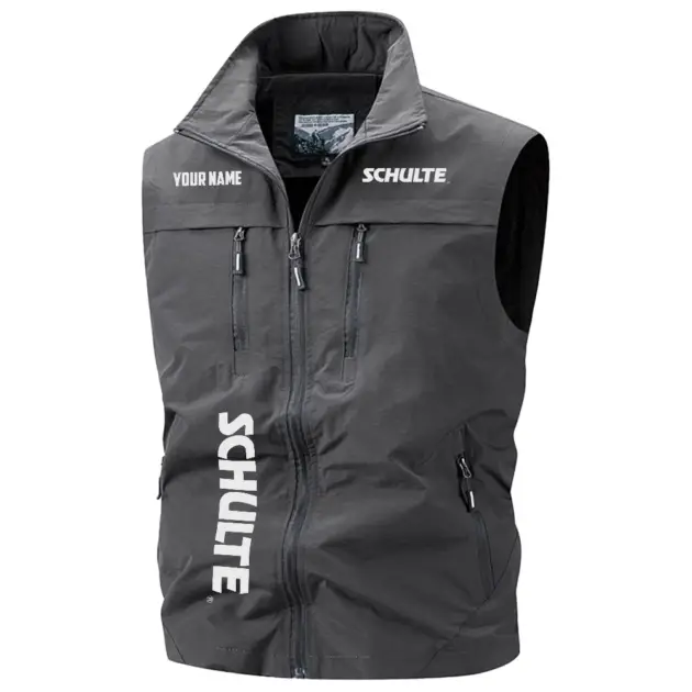 Schulte Industries Exclusive Logo Performance Multi-Pocket Sleeveless Vest OUFAV2100819SIZ - Schulte Industries Vest