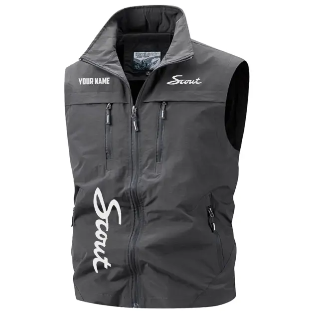 Scout Exclusive Logo Performance Multi-Pocket Sleeveless Vest OUFAV2100819STZ - Scout Vest