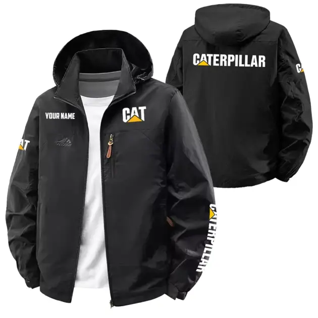 Caterpillar Exclusive Logo Performance Softshell Waterproof Outdoor Jacket Detachable Hood OUFAWOJA0819CTZ - Caterpillar Jacket