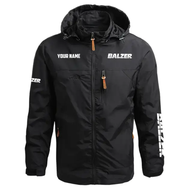Balzer Exclusive Logo Performance Waterproof Outdoor Jacket Detachable Hood OUFAWOJC0819BLZ - Balzer Jacket