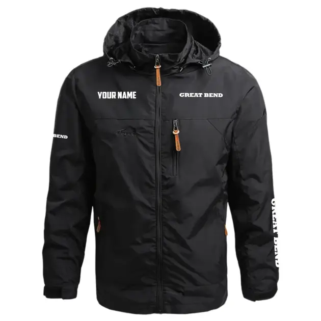 Great Bend Exclusive Logo Performance Waterproof Outdoor Jacket Detachable Hood OUFAWOJC0819GBZ - Great Bend Jacket