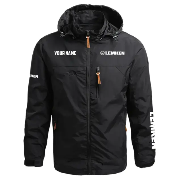 Lemken Exclusive Logo Performance Waterproof Outdoor Jacket Detachable Hood OUFAWOJC0819LKZ - Lemken Jacket
