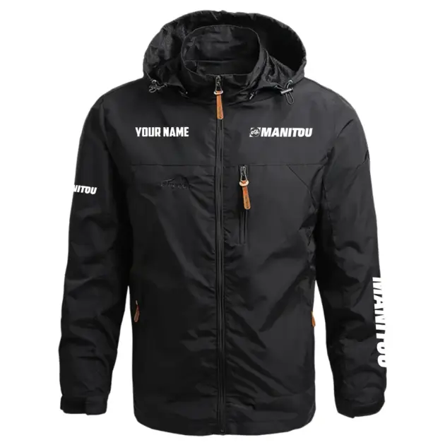 Manitou Exclusive Logo Performance Waterproof Outdoor Jacket Detachable Hood OUFAWOJC0819MNZ - Manitou Jacket