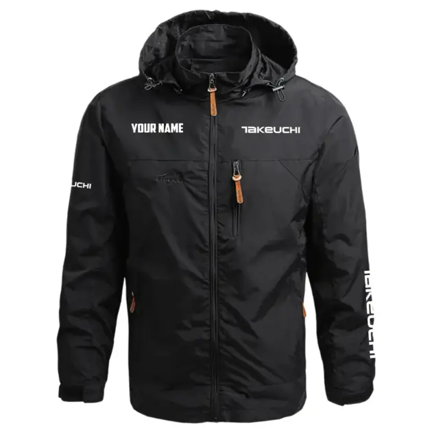 Takeuchi Exclusive Logo Performance Waterproof Outdoor Jacket Detachable Hood OUFAWOJC0819TKZ - Takeuchi Jacket