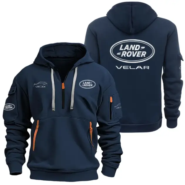 Range Rover Velar Half Zipper Hoodie SNOVHHZ25LRRRV - Range Rover Velar Hoodie