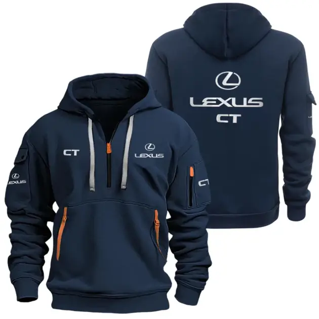 Lexus CT Half Zipper Hoodie SNOVHHZ25LXCT - Lexus CT Hoodie