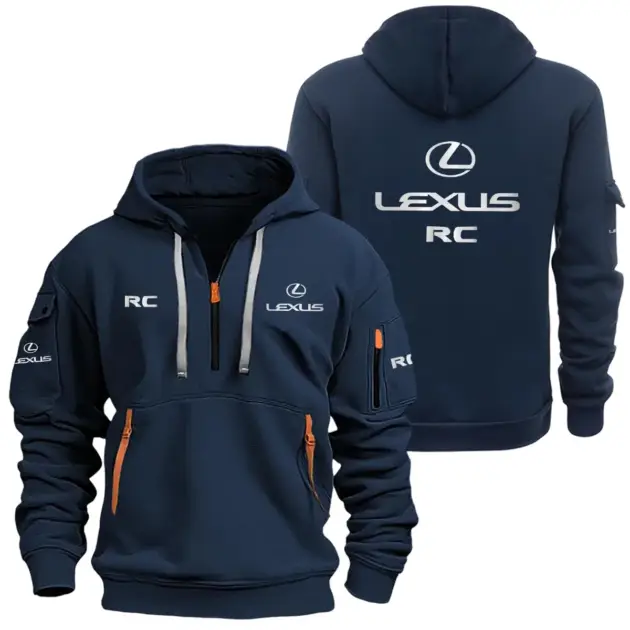 Lexus RC Half Zipper Hoodie SNOVHHZ25LXRC - Lexus RC Hoodie