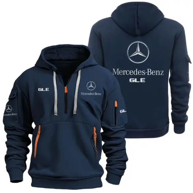 Mercedes-Benz GLE Half Zipper Hoodie SNOVHHZ25MBBGL - Mercedes-Benz GLE Hoodie