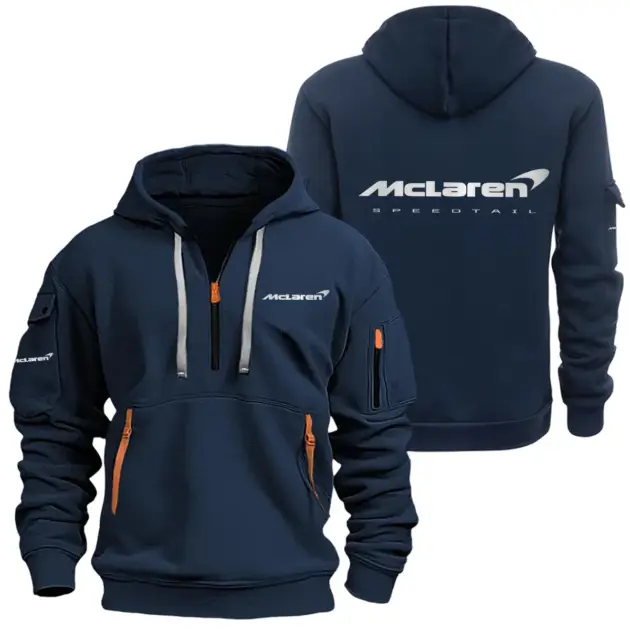 McLaren Speedtail Half Zipper Hoodie SNOVHHZ25McLSPE - McLaren Speedtail Hoodie