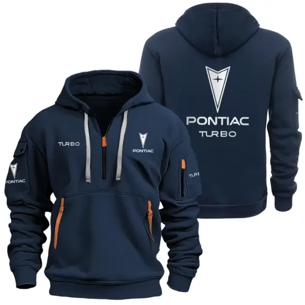 Pontiac Firebird GTA Turbo 1989 Half Zipper Hoodie SNOVHHZ25PIPFGT - Pontiac Firebird GTA Turbo 1989 Hoodie