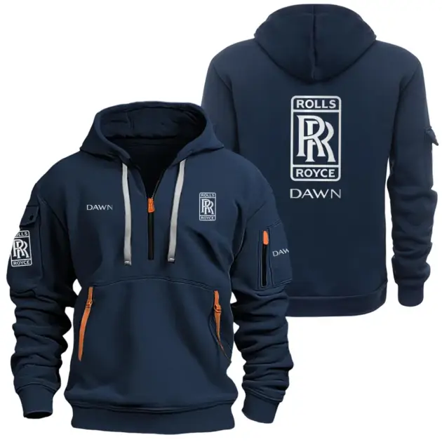 Rolls-Royce Dawn Half Zipper Hoodie SNOVHHZ25RYDAW - Rolls-Royce Dawn Hoodie