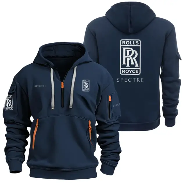 Rolls-Royce Spectre Half Zipper Hoodie SNOVHHZ25RYSPE - Rolls-Royce Spectre Hoodie
