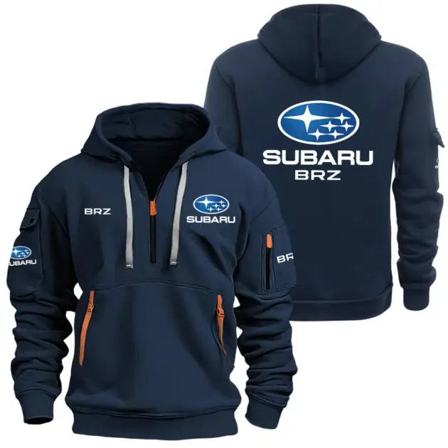 Subaru BRZ Half Zipper Hoodie SNOVHHZ25SUBRZ - Subaru BRZ Hoodie