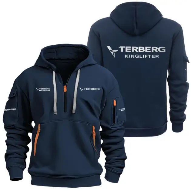 Terberg Kinglifter Half Zipper Hoodie SNOVHHZ25TBKIN - Terberg Kinglifter Hoodie