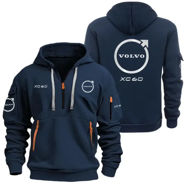 Volvo XC60 Half Zipper Hoodie SNOVHHZ25VOXC60 - Volvo XC60 Hoodie