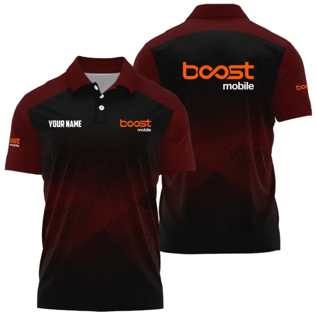 Boost Mobile Exclusive Logo Performance Polo Shirt TOTTPLTS101202BMZ - Boost Mobile Polo Shirt