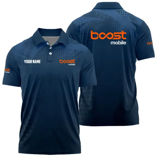 Boost Mobile Exclusive Logo Performance Polo Shirt TOTTPLTS101207BMZ - Boost Mobile Polo Shirt