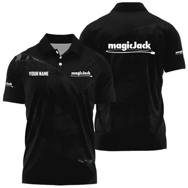 MagicJack Exclusive Logo Performance Polo Shirt TOTTPLTS101212MJZ - MagicJack Polo Shirt