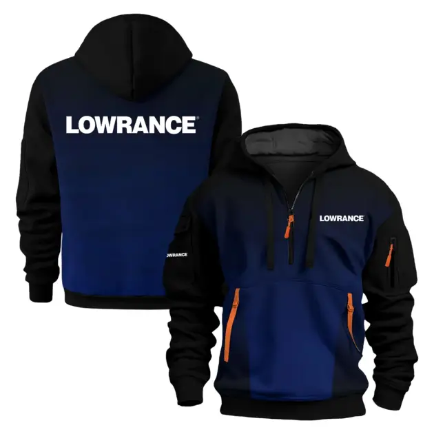 Lowrance Exclusive Logo Performance Half Zipper Hoodie TTFSHHZ3D081902LZ - Lowrance Hoodie