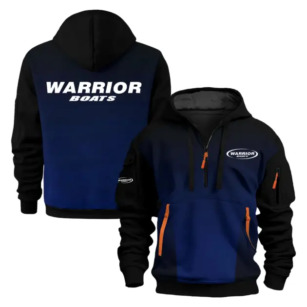 Warrior Exclusive Logo Performance Half Zipper Hoodie TTFSHHZ3D081902WAZ - Warrior Hoodie