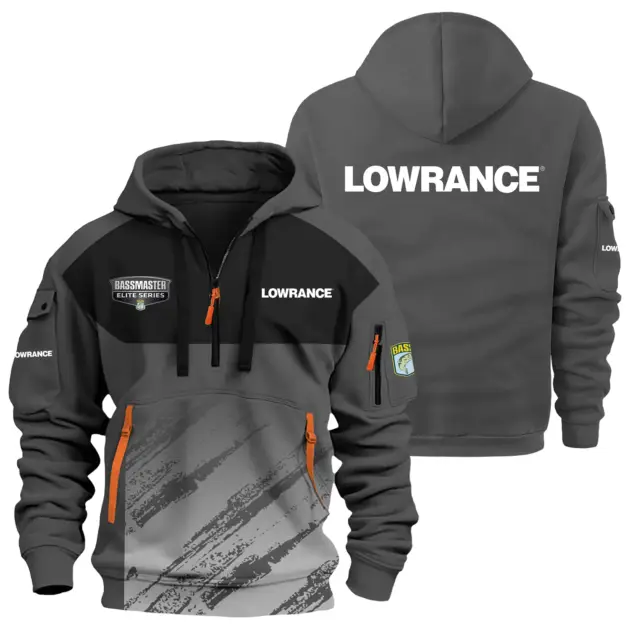 Lowrance Bassmaster Elite Half Zipper Hoodie TTFSHHZ3D081904BELZ - Lowrance Bassmaster Elite Hoodie