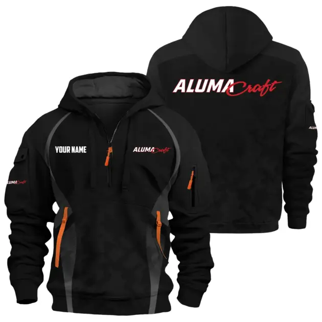 Alumacraft Exclusive Logo Performance Logo Hoodie Half Zipper TTFSHHZ3D081913ACZ - Alumacraft Hoodie