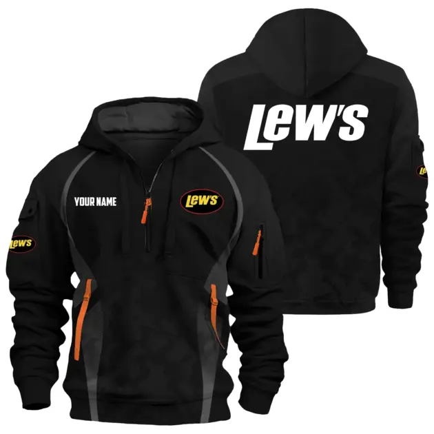 Lew's Exclusive Logo Performance Logo Hoodie Half Zipper TTFSHHZ3D081913LSZ - Lew's Hoodie