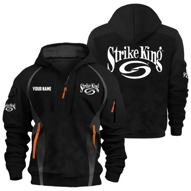 Strike King Exclusive Logo Performance Logo Hoodie Half Zipper TTFSHHZ3D081913SKZ - Strike King Hoodie