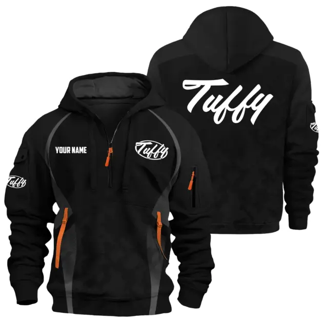 Tuffy Exclusive Logo Performance Logo Hoodie Half Zipper TTFSHHZ3D081913TUZ - Tuffy Hoodie