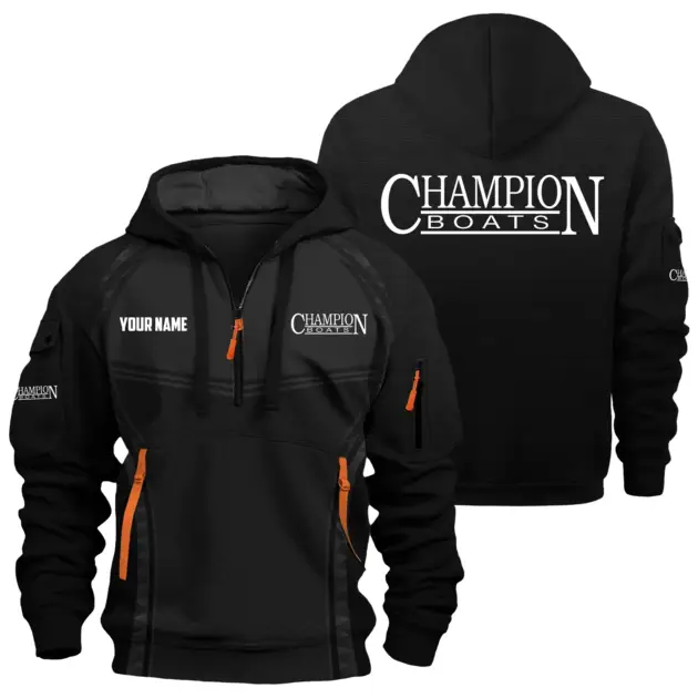 Champion Exclusive Logo Performance Logo Hoodie Half Zipper TTFSHHZ3D081914CHZ - Champion Hoodie