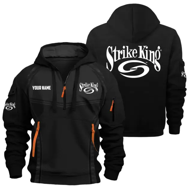 Strike King Exclusive Logo Performance Logo Hoodie Half Zipper TTFSHHZ3D081914SKZ - Strike King Hoodie