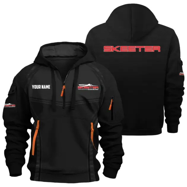 Skeeter Exclusive Logo Performance Logo Hoodie Half Zipper TTFSHHZ3D081914STZ - Skeeter Hoodie