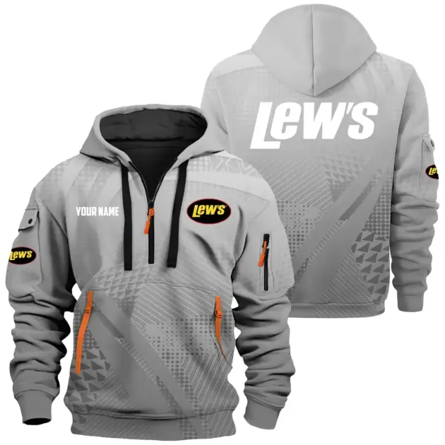 Lew's Exclusive Logo Performance Logo Hoodie Half Zipper TTFSHHZ3D0819A07LSZ - Lew's Hoodie