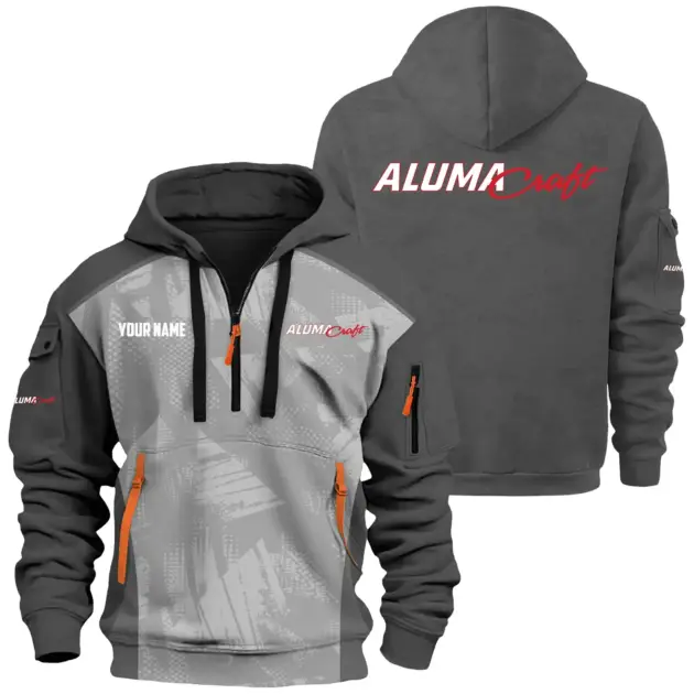 Alumacraft Exclusive Logo Performance Logo Hoodie Half Zipper TTFSHHZ3D0819A10ACZ - Alumacraft Hoodie