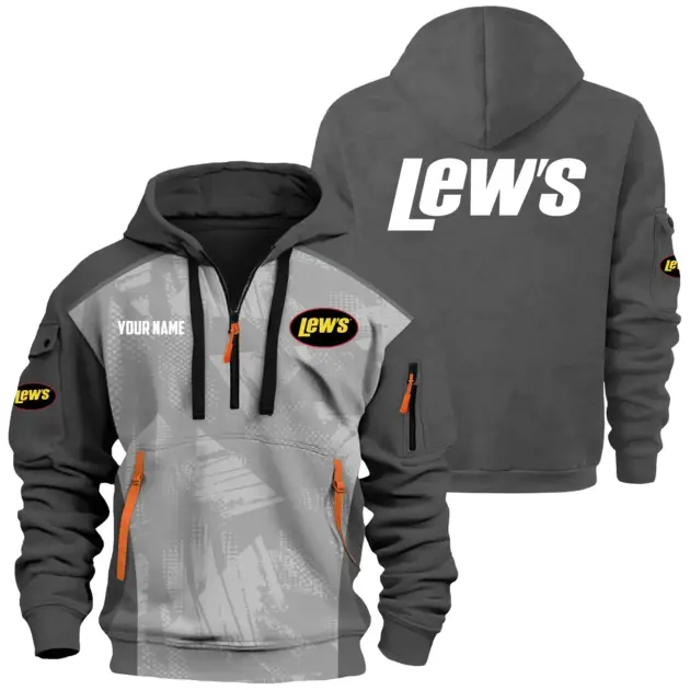 Lew's Exclusive Logo Performance Logo Hoodie Half Zipper TTFSHHZ3D0819A10LSZ - Lew's Hoodie