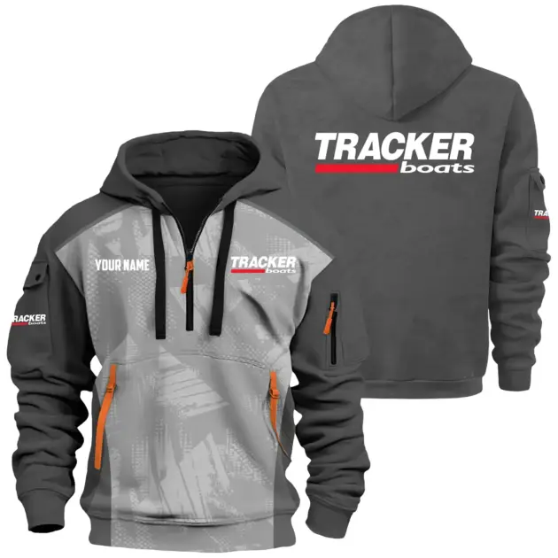 Tracker Exclusive Logo Performance Logo Hoodie Half Zipper TTFSHHZ3D0819A10TRZ - Tracker Hoodie
