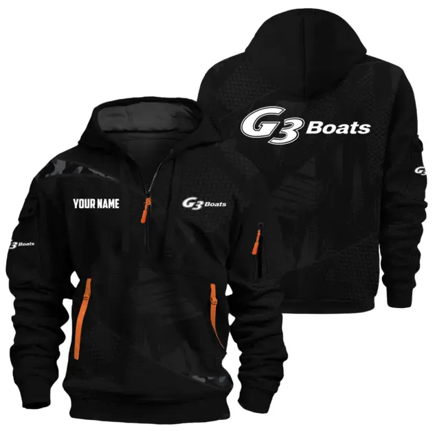 G3 Exclusive Logo Performance Logo Hoodie Half Zipper TTFSHHZ3D0819A12G3Z - G3 Hoodie