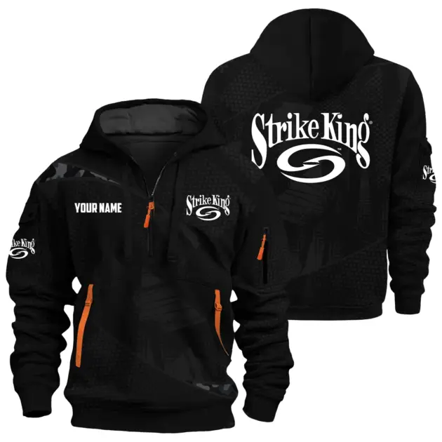 Strike King Exclusive Logo Performance Logo Hoodie Half Zipper TTFSHHZ3D0819A12SKZ - Strike King Hoodie