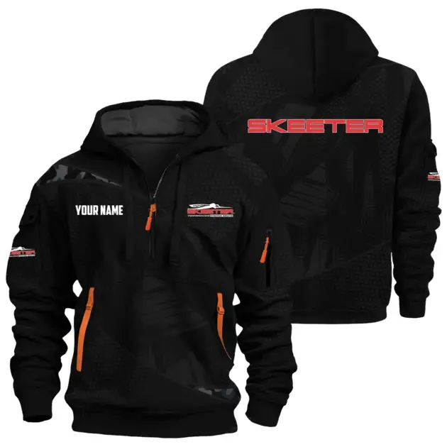 Skeeter Exclusive Logo Performance Logo Hoodie Half Zipper TTFSHHZ3D0819A12STZ - Skeeter Hoodie