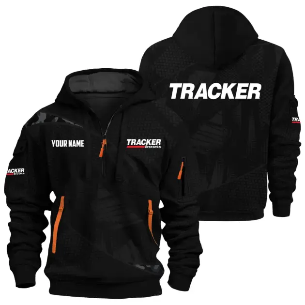 Tracker Exclusive Logo Performance Logo Hoodie Half Zipper TTFSHHZ3D0819A12TRZ - Tracker Hoodie