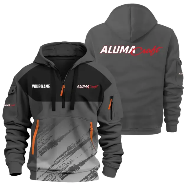 Alumacraft Exclusive Logo Performance Logo Hoodie Half Zipper TTFSHHZ3D0819C04ACZ - Alumacraft Hoodie